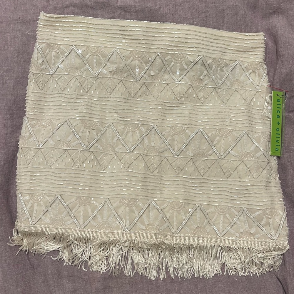 Alice and Olivia bead skirt